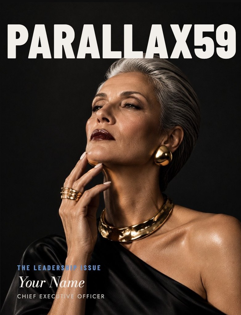 Editorial magazine-cover executive portrait by PARALLAX59